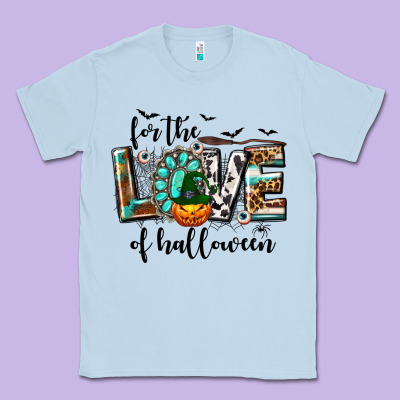 Western For The Love Of Halloween Classic Tee Designed By Texasbilliewilder
