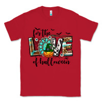 Red Western For The Love of Halloween Classic Tee - texasbilliewilder