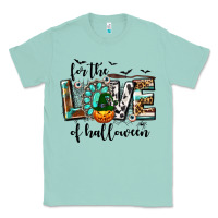 Seafoam Western For The Love of Halloween Classic Tee - texasbilliewilder