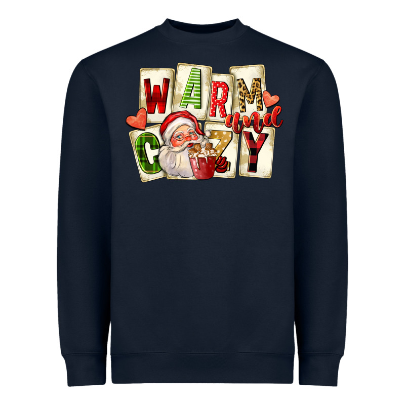 Warm And Cozy Santa Heavyweight Sweatshirt by FaDigitalArtStudio | Teevron