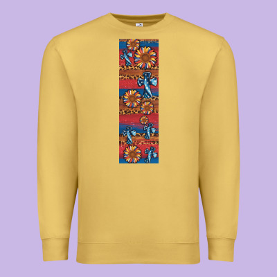 Usa Flag And Cross Penwraps Premium Sweatshirt Designed By Artiststas