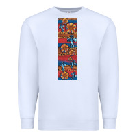 White usa flag and cross penwraps Premium Sweatshirt - Artiststas