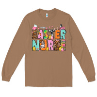 Toasted Coconut Easter nurse Easter Day Long Sleeve Tee - HowdyJamesFarm