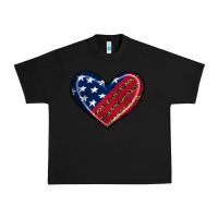 Black leopard with american flag Urban Heavy Tee - RanaPortraitStore