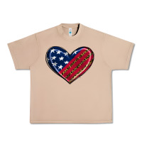 Burro leopard with american flag Urban Heavy Tee - RanaPortraitStore