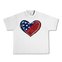 Lunar Rock leopard with american flag Urban Heavy Tee - RanaPortraitStore