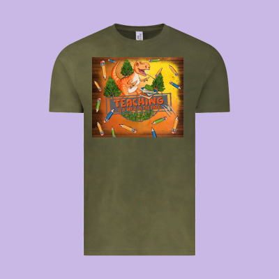 Teaching Is A Walk In The Park Vintage Tee Designed By Tumblerdesignbyshophia