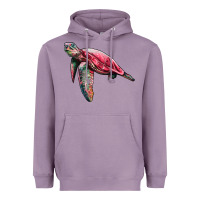 Lavender sea turtle pink glitter Heavyweight Hoodie - Artiststas