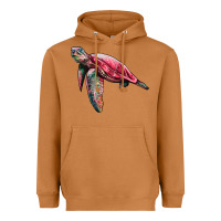 Meerkat sea turtle pink glitter Heavyweight Hoodie - Artiststas
