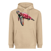 Mushroom sea turtle pink glitter Heavyweight Hoodie - Artiststas