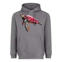 Storm sea turtle pink glitter Heavyweight Hoodie - Artiststas