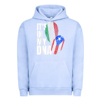 Pigment Grape Ice Italian And Puerto Rican DNA Mix Flag Heritage Gift Urban Hoodie - minhPixels