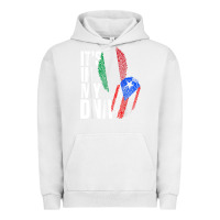 Pigment Lunar Rock Italian And Puerto Rican DNA Mix Flag Heritage Gift Urban Hoodie - minhPixels
