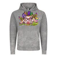 Cloud Rock mardi gras pig Vintage Hoodie - CowGirlArtShop