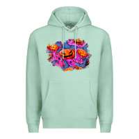 Seafoam halloween pumpkin patch  4 Premium Hoodie - BundleAndBundleShop