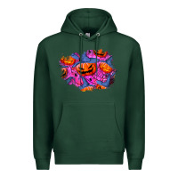 Sports Green halloween pumpkin patch  4 Premium Hoodie - BundleAndBundleShop