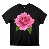Black Perfume Delight Rose Heavy Core Tee - LillyAllenDesigns