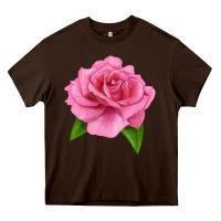 Chocolate Brown Perfume Delight Rose Heavy Core Tee - LillyAllenDesigns