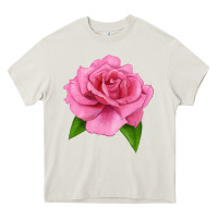 Cream Perfume Delight Rose Heavy Core Tee - LillyAllenDesigns