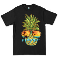 Black pineapple summer Premium Tee - BarkalooDesign