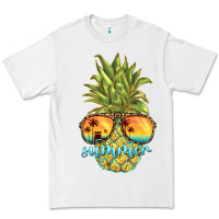 White pineapple summer Premium Tee - BarkalooDesign
