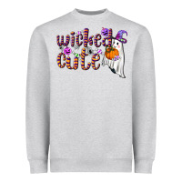 Heather Grey wicked cute Heavyweight Sweatshirt - BundleAndBundleShop