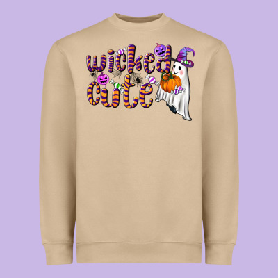 Wicked Cute Heavyweight Sweatshirt Designed By Bundleandbundleshop