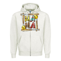 Oatmeal Heather softball mama Zipper Hoodie - CowhideDigitalArt