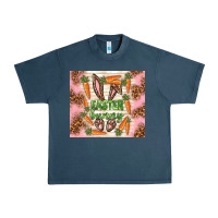 Midnight Navy easter bunny with carrots Urban Heavy Tee - TumblerDesignByShophia
