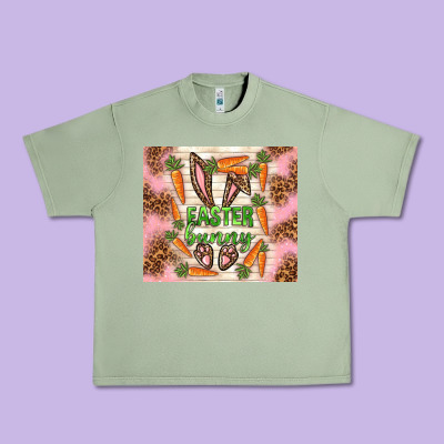 Easter Bunny With Carrots Urban Heavy Tee Designed By Tumblerdesignbyshophia