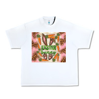 White easter bunny with carrots Urban Heavy Tee - TumblerDesignByShophia
