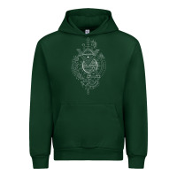 Forest Green As Above So Below GIFT Alchemy GIFT Blackcraft Urban Hoodie - minhPixels