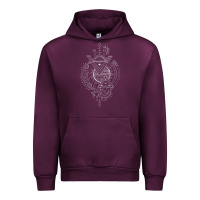 Mauve Wine As Above So Below GIFT Alchemy GIFT Blackcraft Urban Hoodie - minhPixels