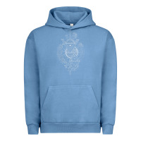 Pigment Pebble Blue As Above So Below GIFT Alchemy GIFT Blackcraft Urban Hoodie - minhPixels