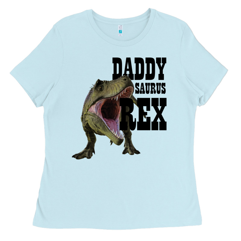 Daddy Saurus Rex Ladies Tee by Bettercallsaul | Teevron