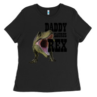 Black DADDY SAURUS REX Ladies Tee - Bettercallsaul