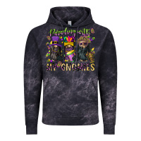 Cloud Black parading with my gnomies Vintage Hoodie - CowGirlArtShop