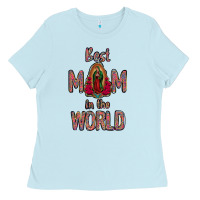 Baby Blue Best Mom in the World Ladies Tee - Bettercallsaul