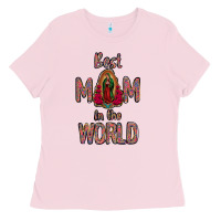 Bubblegum Pink Best Mom in the World Ladies Tee - Bettercallsaul