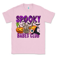 Bubblegum Pink Spooky babes club Classic Tee - texasbilliewilder