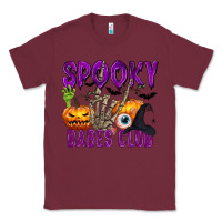 Burgundy Spooky babes club Classic Tee - texasbilliewilder