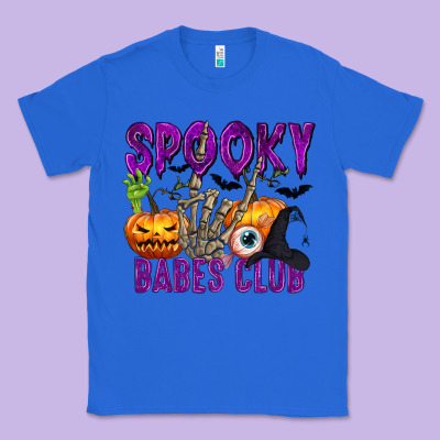 Spooky Babes Club Classic Tee Designed By Texasbilliewilder