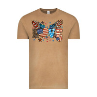 Love America Wings 4th Of July Vintage Tee | Teevron
