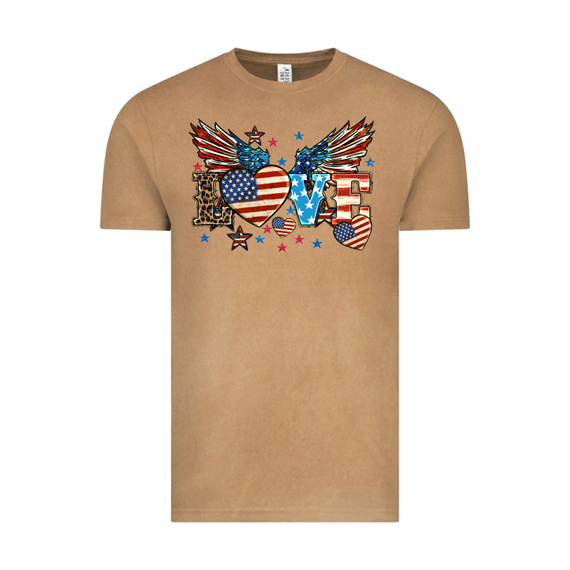 Love America Wings 4th Of July Vintage Tee by HowdyJamesFarm | Teevron