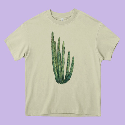 Organ Pipe Cactus Heavy Core Tee Designed By Lillyallendesigns