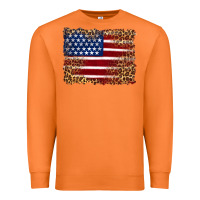 Carrot american flag and leopard Premium Sweatshirt - Artiststas