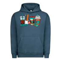 Pigment Midnight Navy math teacher coffee cups Urban Hoodie - AdoDesignShop