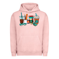 Pigment Salmon math teacher coffee cups Urban Hoodie - AdoDesignShop