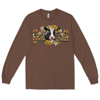 Chestnut Mom with cow Long Sleeve Tee - CowGirlArtShop