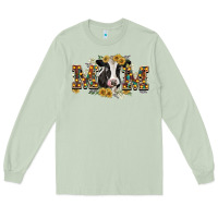 Matcha Mom with cow Long Sleeve Tee - CowGirlArtShop